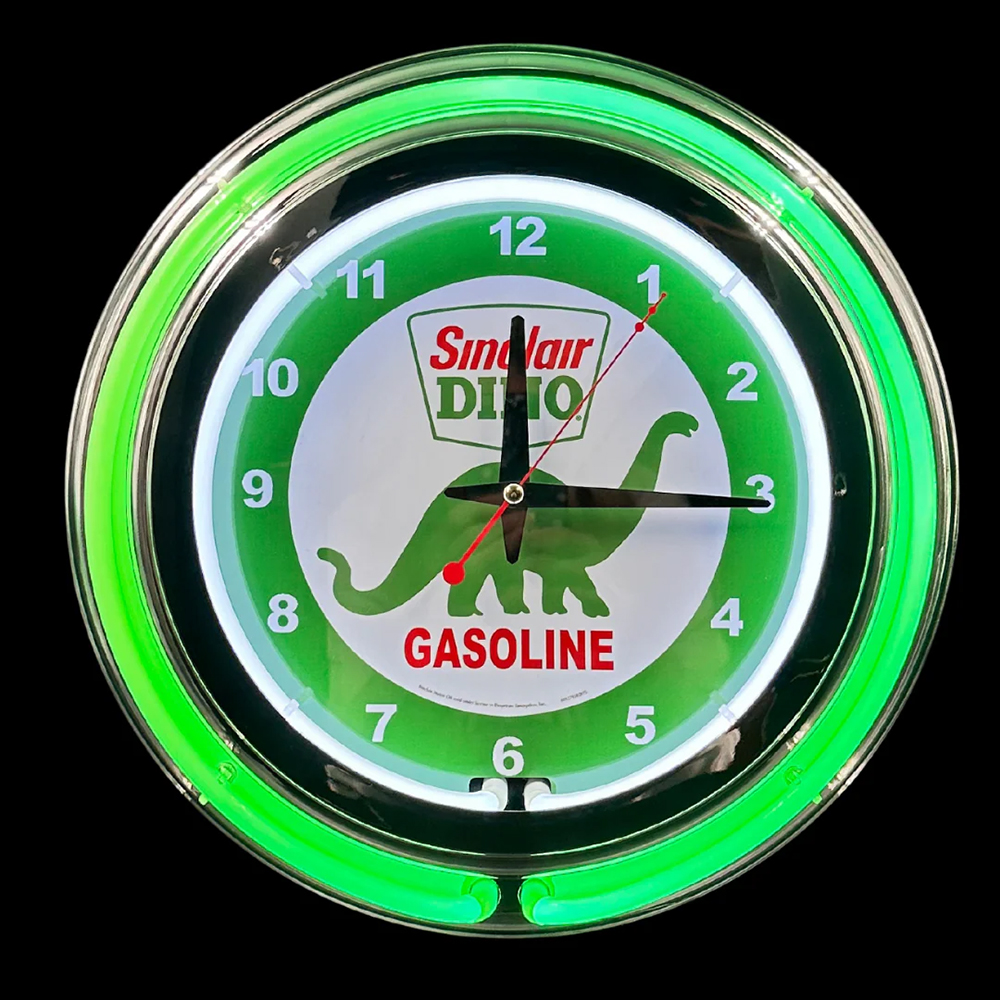 Double Neon Clock