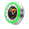 Double Neon Clock