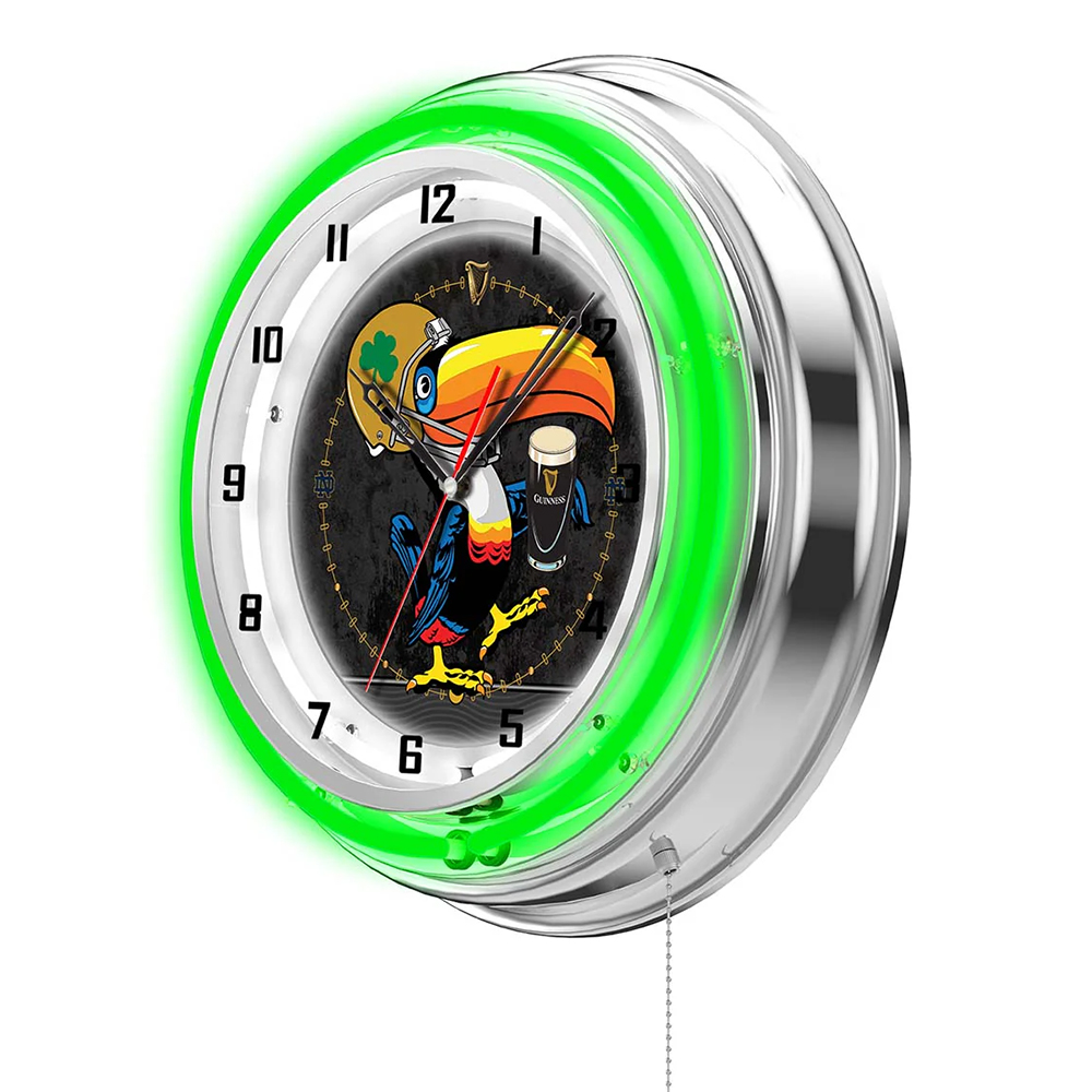Double Neon Clock