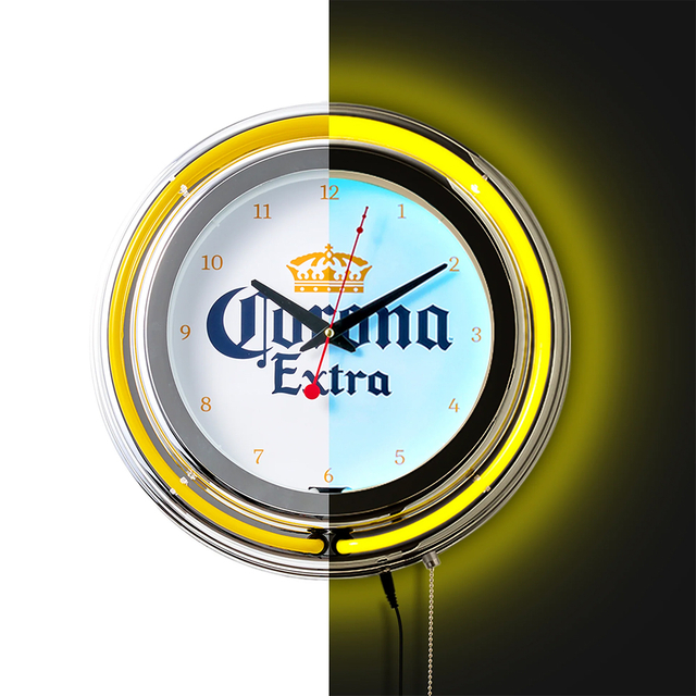 Double Neon Clock
