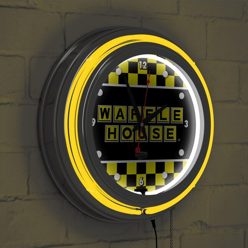 Double Neon Clock