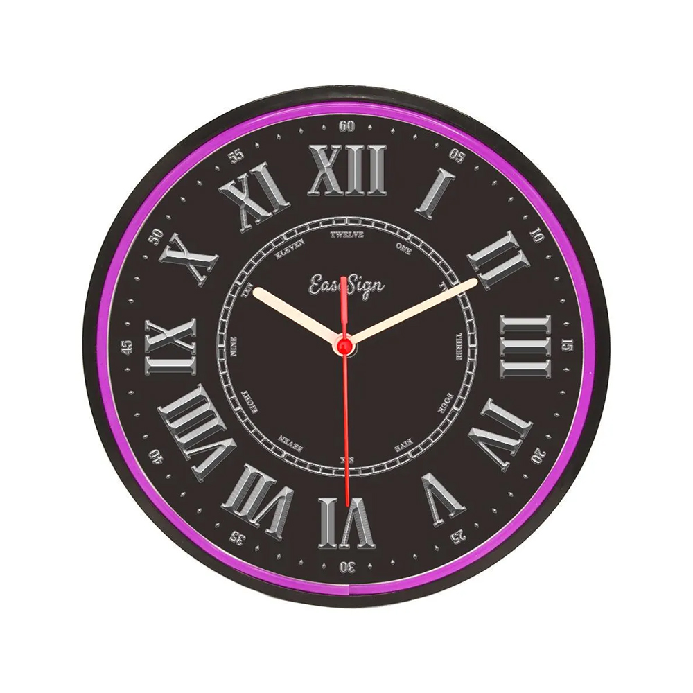 LED Neon Clock