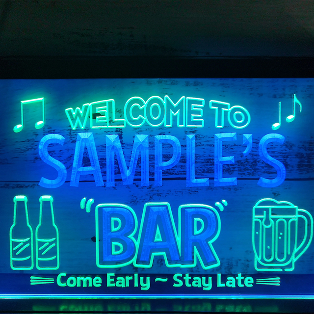 LED Edge Lit Sign