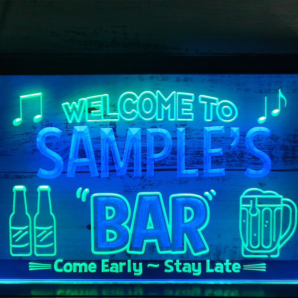 LED Edge Lit Sign