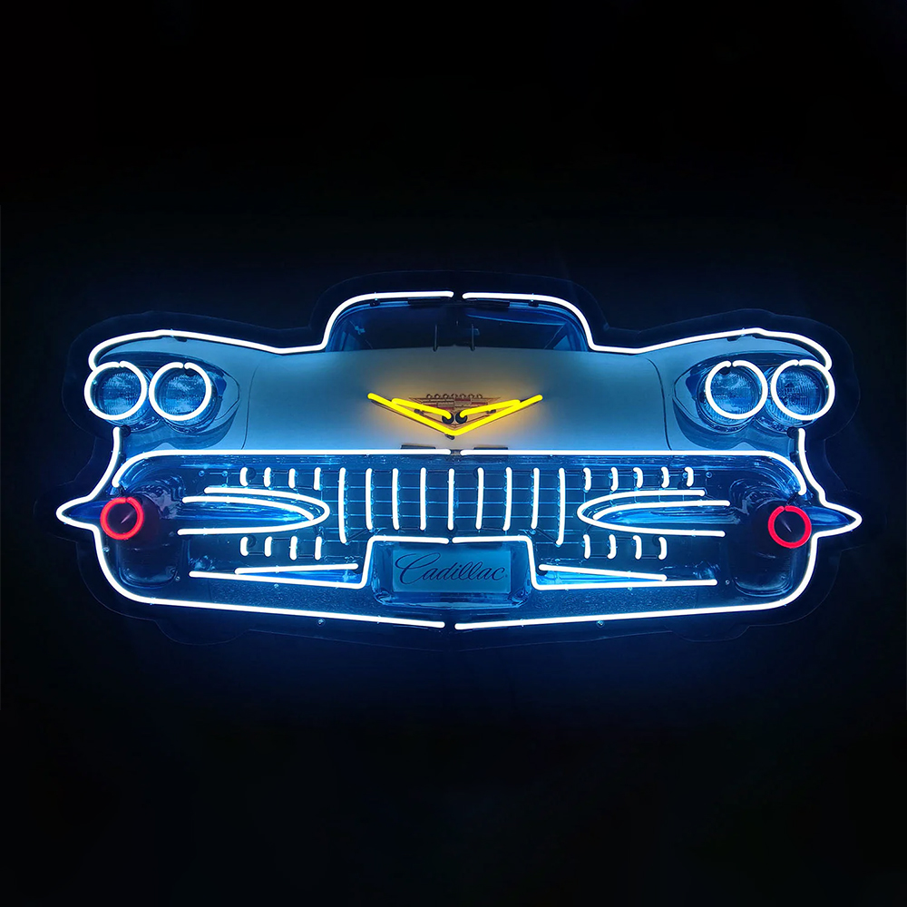Neon Steel Can Sign