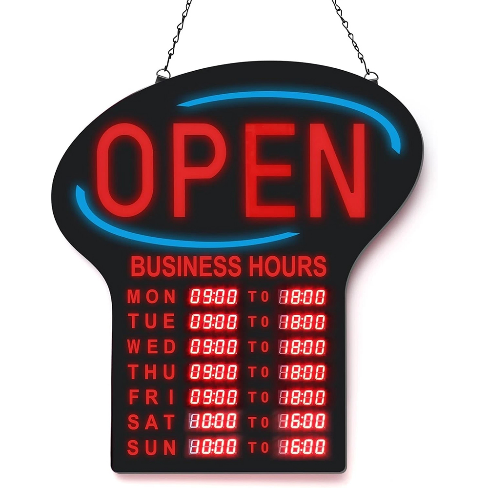 LED Business Hour Sign