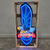 Neon Steel Can Sign