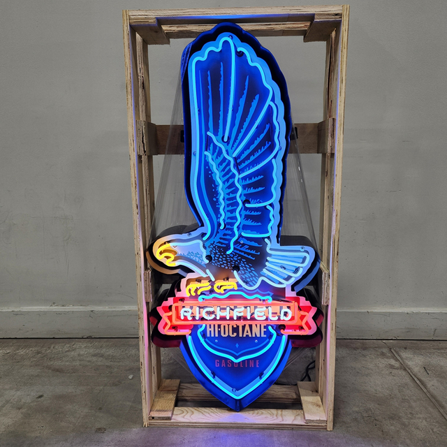 Neon Steel Can Sign