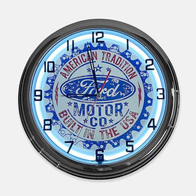 Single Neon Clock