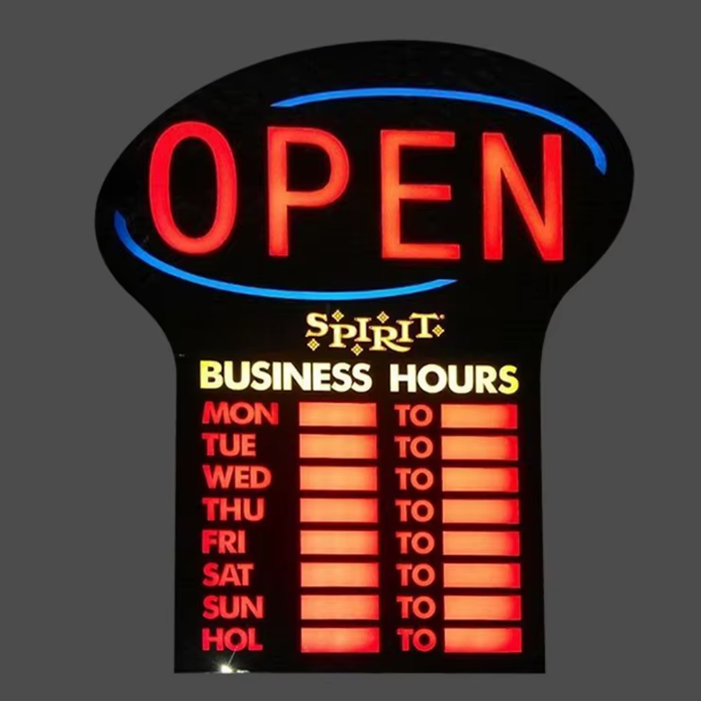 LED Business Hour Sign