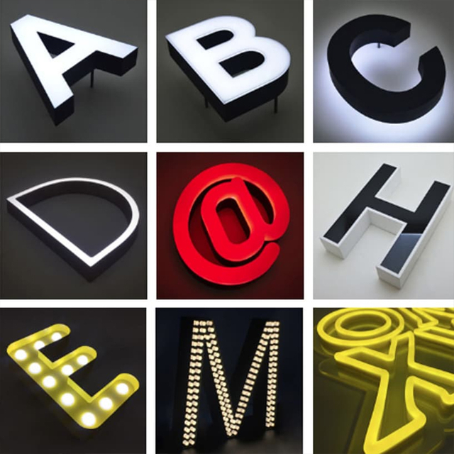 LED Channel 3D Letters